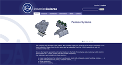 Desktop Screenshot of industriasgalarza.com